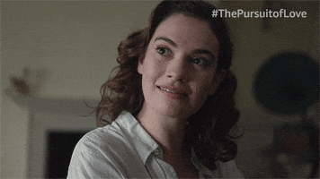 I Agree Lily James GIF by Amazon Prime Video