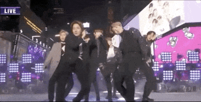 Bts GIF by New Year's Rockin' Eve