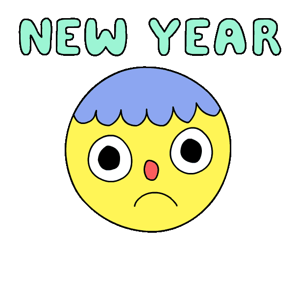 New Year New Me Sticker by Sean Solomon