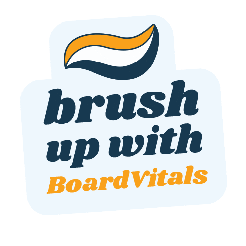Dentist Brush Sticker by BoardVitals Inc.
