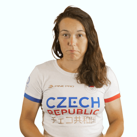 Sad Czech Republic GIF by Český olympijský tým