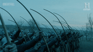 Bow And Arrow Shoot GIF by HISTORY UK