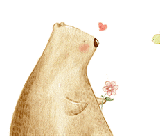 Heart Love Sticker by BigBearAndBird