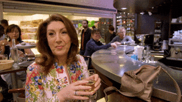 Channel5UK shocked drinking champagne disappointed GIF