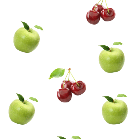 Apple Fruit Sticker by FrutoNyanya