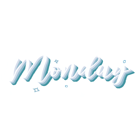 Star Monday Sticker