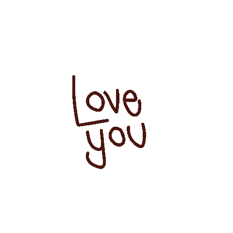 Love You Hearts Sticker