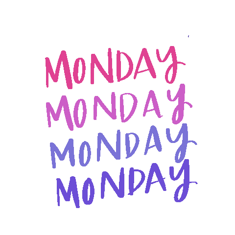 Monday Sticker