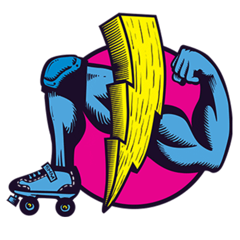 Roller Skate Vibes Sticker
