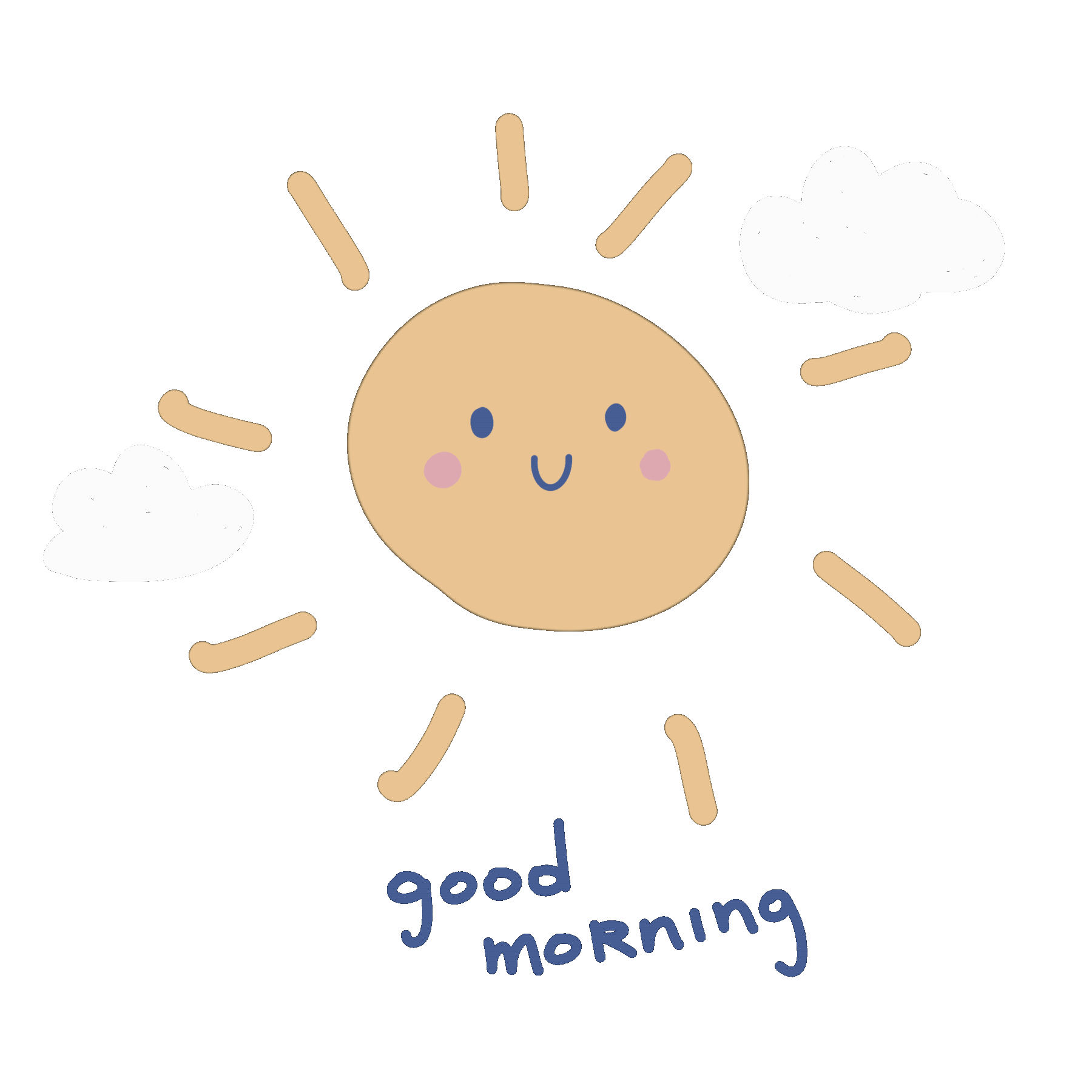 Good Morning Sun Sticker by adharart for iOS & Android | GIPHY