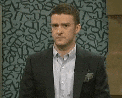 Awkward Justin Timberlake GIF