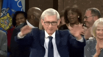 Vote Kiss GIF by Tony Evers