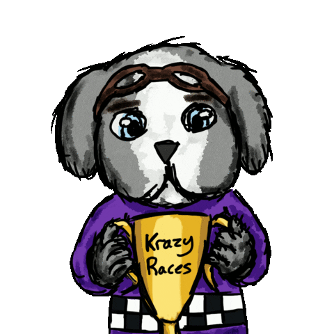 Krazy Races Sticker