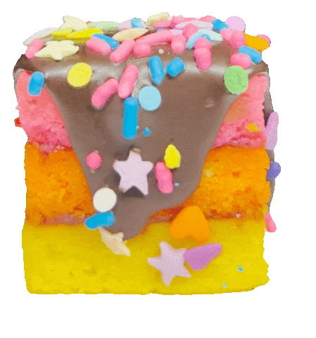 Birthday Cake Eating Sticker by Butterfield Market & Catering