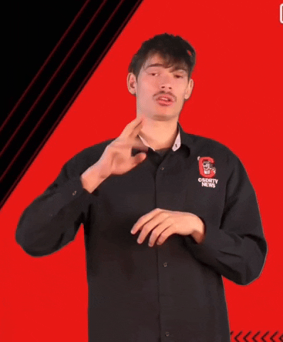 Not Know American Sign Language GIF by CSDRMS