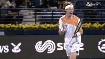 Celebrate Andrey Rublev GIF by Tennis TV