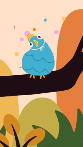 Joyceka animation bird short animation GIF