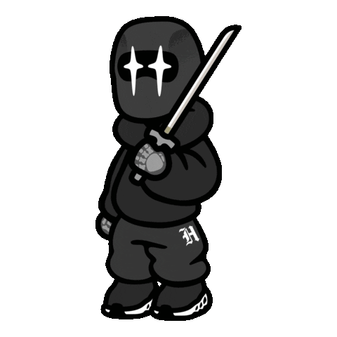 Ninja Sticker by Ralfiz