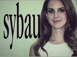 Lana Del Rey Shut Up GIF