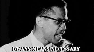 malcolm x history GIF