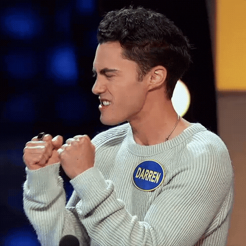 Celebrity Family Feud Smile GIF by ABC Network