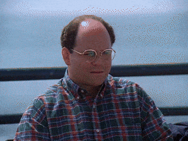 george costanza running GIF