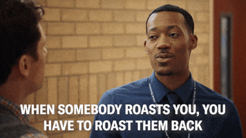 Roasting Tyler James Williams GIF by ABC Network
