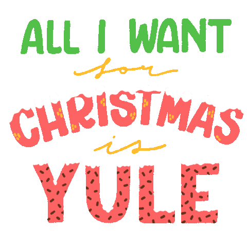 Yule Log Christmas Sticker by Matt Joyce