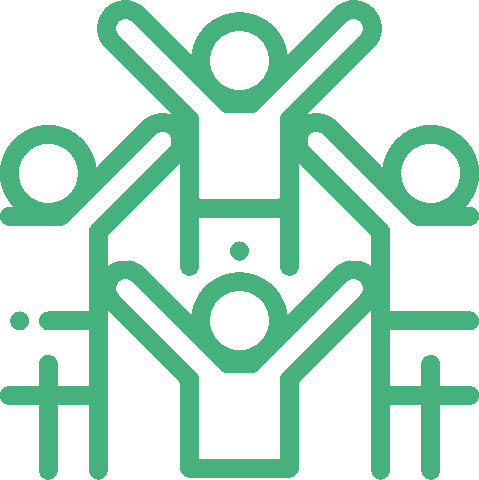 Hands Up Friends Sticker By Sounder App Sticker