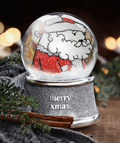 Merry Christmas Snow GIF by SuperRareBears