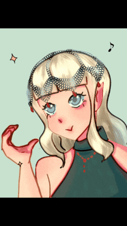 Aurora Cute Smile GIF