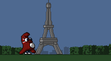Eiffel Tower Pixel GIF by Kazerlelutin