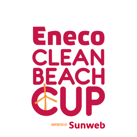 Eneco Clean Beach Cup Sticker