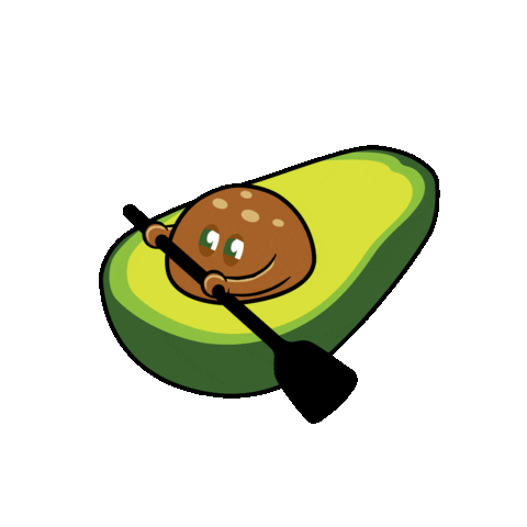 Avocado Opp Sticker by Bos Animation