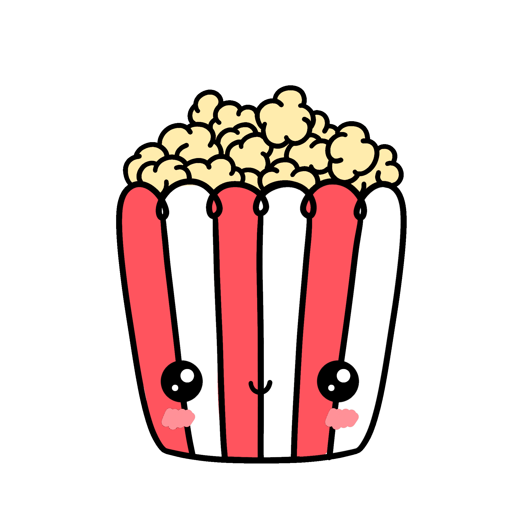 Pop Corn Sticker by Capivarinha for iOS & Android GIPHY