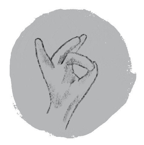 Sign Language Thank You Sticker by Christian Harrop