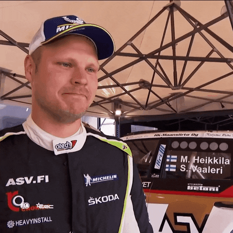 Interview Smile GIF by FIA European Rally Championship