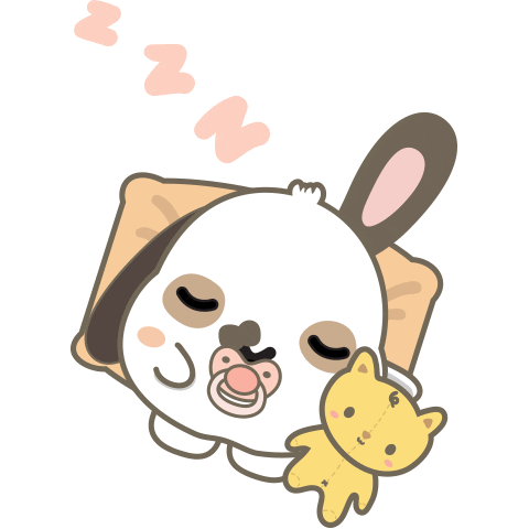 Sleepy Baby Sticker