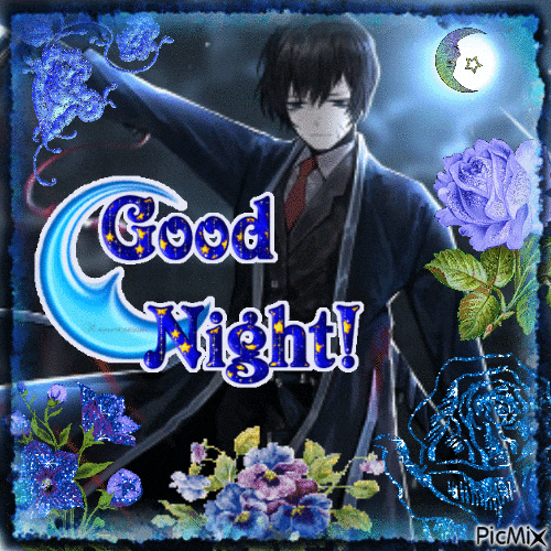 Good Night Text GIF