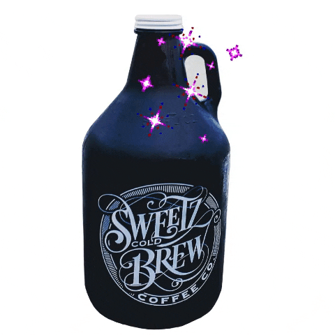 coffee sparkles GIF by Sweetz Brew