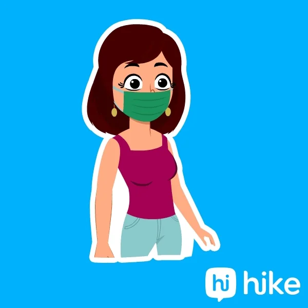 GIF máscara corona virus SARS-COV2