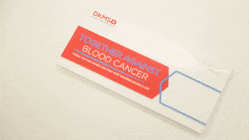 dkms_us dkms be the match delete blood cancer swabbing GIF