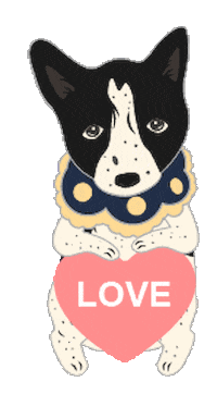 Dogs Love Sticker