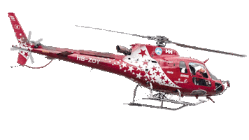 Pilot Rescue Sticker by Air Zermatt