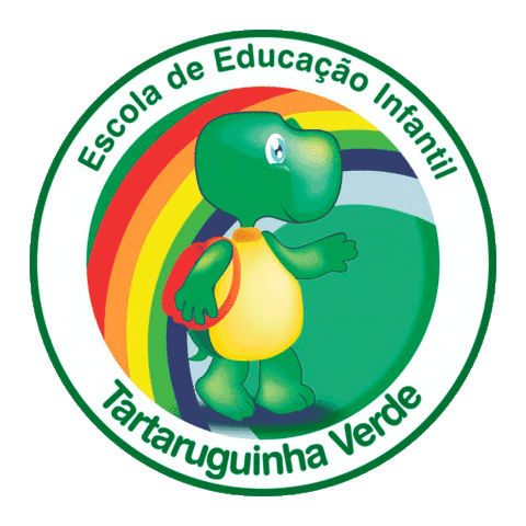 Escola Tartaruguinha Verde Sticker