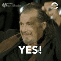 Al Pacino Yes GIF by Ovation TV