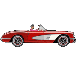 Car Driving Sticker by UvenGames