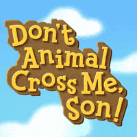 Wanna Fight Animal Crossing GIF
