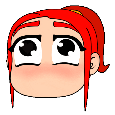 Redhead Superhappy Sticker by Tardaasa