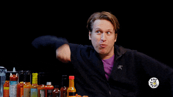 Pete Holmes Wings GIF by First We Feast: Hot Ones